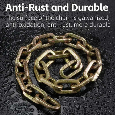   WEST BIKING Heavy Duty 4KG Chain Lock 2-in-1 U Lock