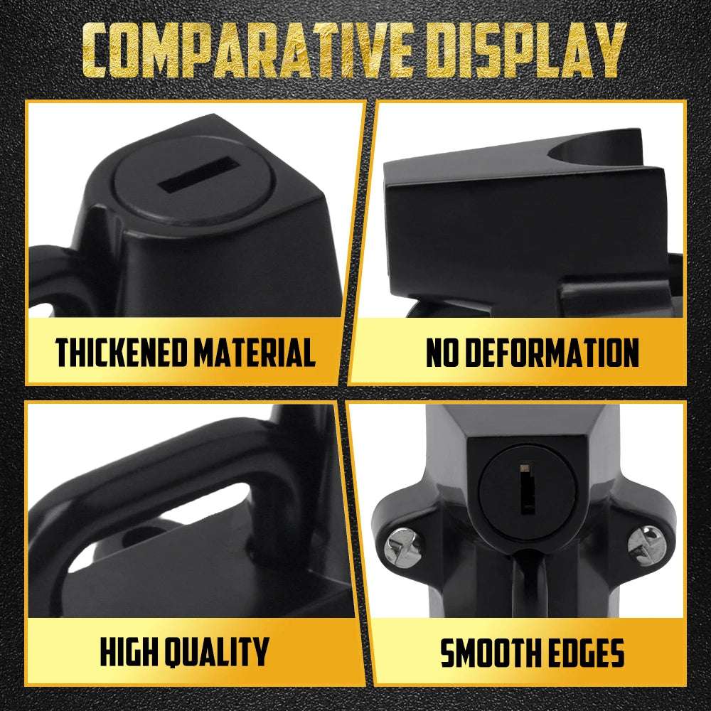   Motorcycle Helmet Lock Anti-Theft Security Lock with Keys