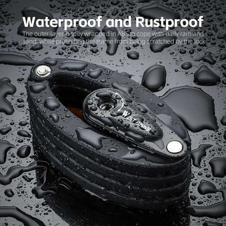   WEST BIKING Foldable Bicycle Lock