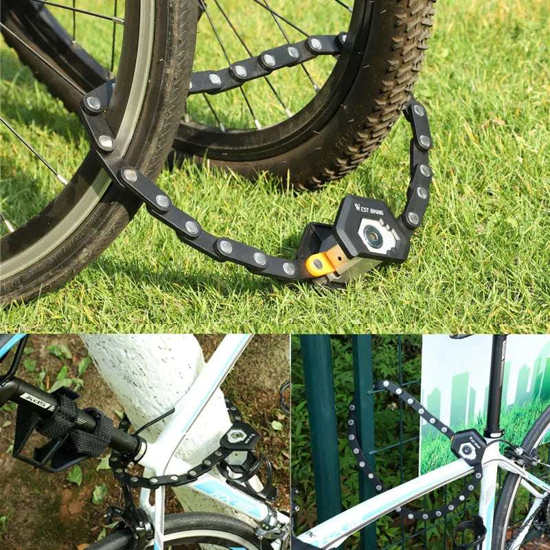   WEST BIKING Bicycle Folding Lock