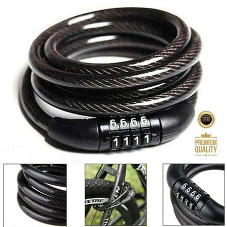   Heavy Duty Security Chain Padlock for Bikes