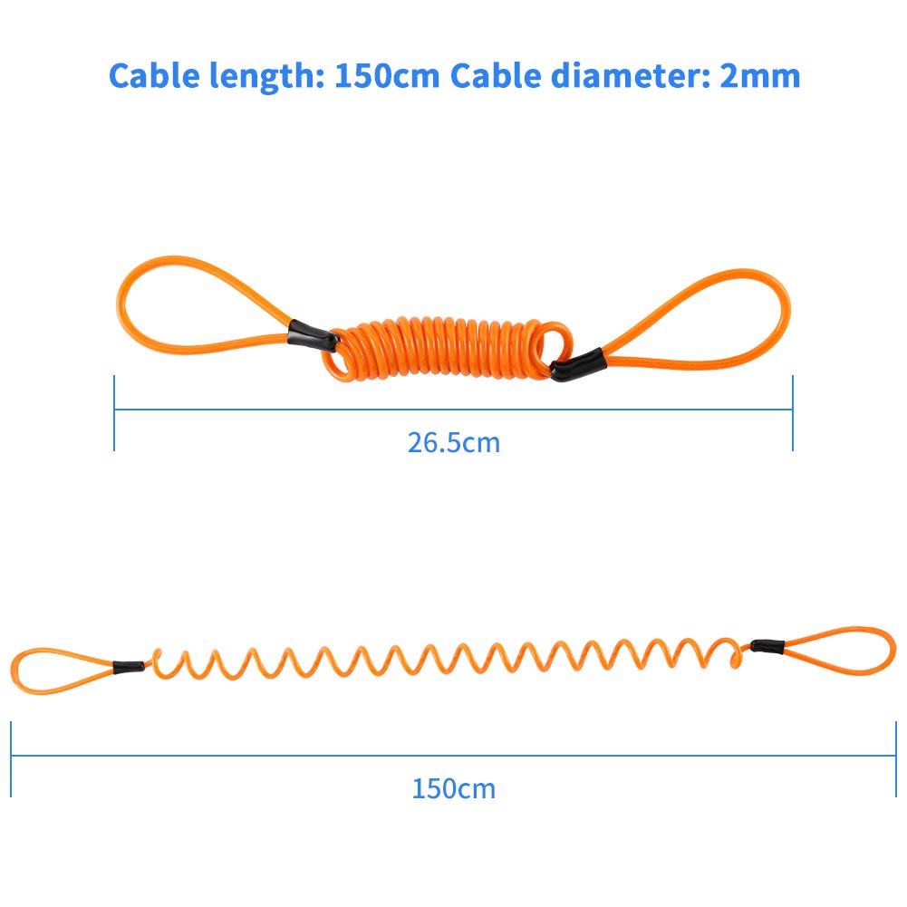   YOHOOLYO Alarm Disc Lock - Motorcycle Disc Brake Lock with Anti-Theft Alert