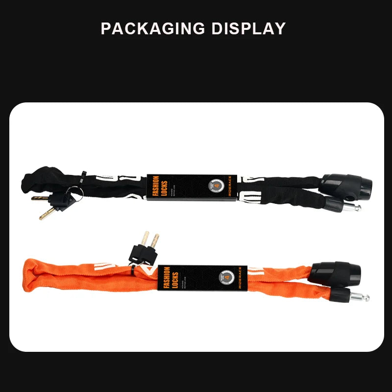 long bicycle chain lock easy carry