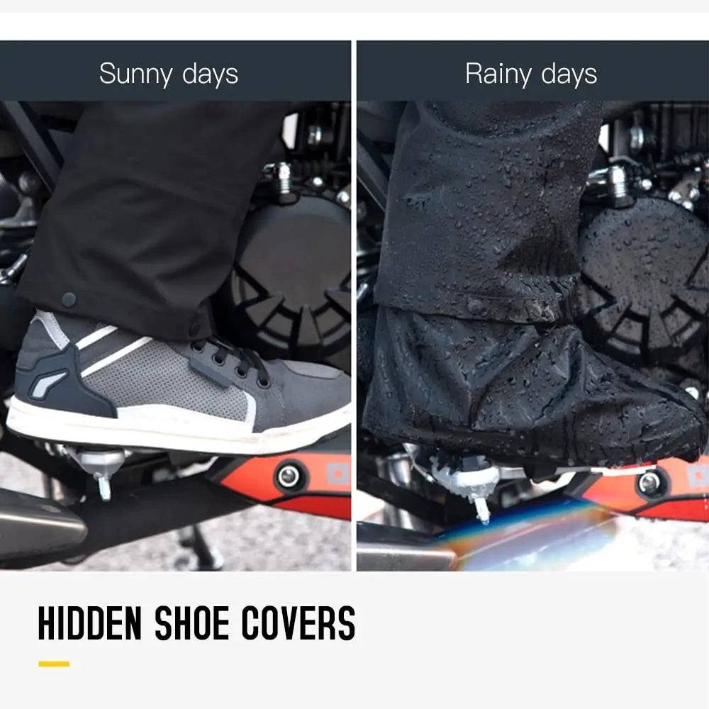 mens waterproof riding rain gear set