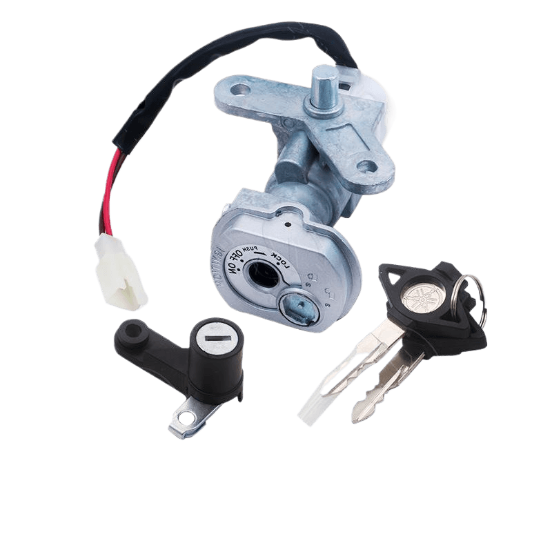 MIO/SOVL Motorcycle Lock Set with Ignition Switch Replacement components including ignition switch and keys.