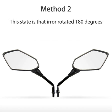   Universal 8mm 10mm Motorcycle Mirror Pair