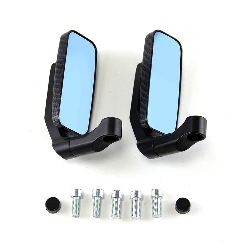   1 Pair Motorcycle Bar End Side Rearview Mirrors