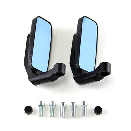   1 Pair Motorcycle Bar End Side Rearview Mirrors