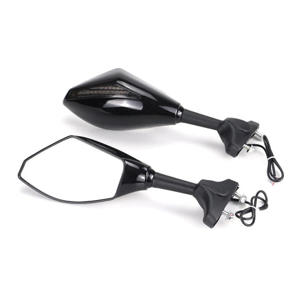   Racing Rearview Mirrors With Turn Signals LED for Suzuki Models