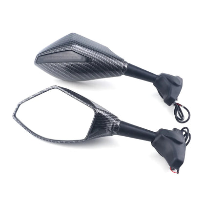   Racing Rearview Mirrors With Turn Signals LED for Suzuki Models