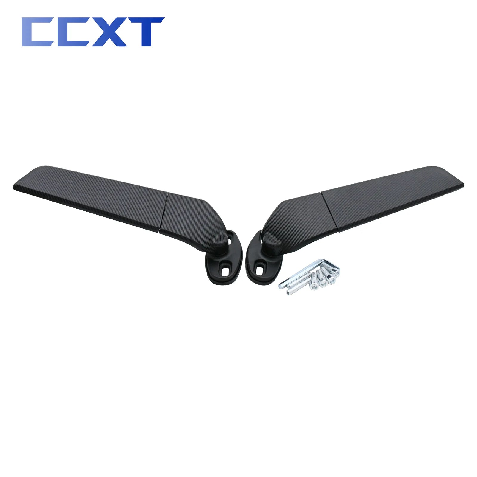   Motorcycle Mirror Modified Wind Wing Adjustable Rotating Rearview Mirror