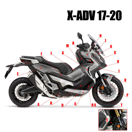   X-ADV 750 Fairings Frame Protector Kits