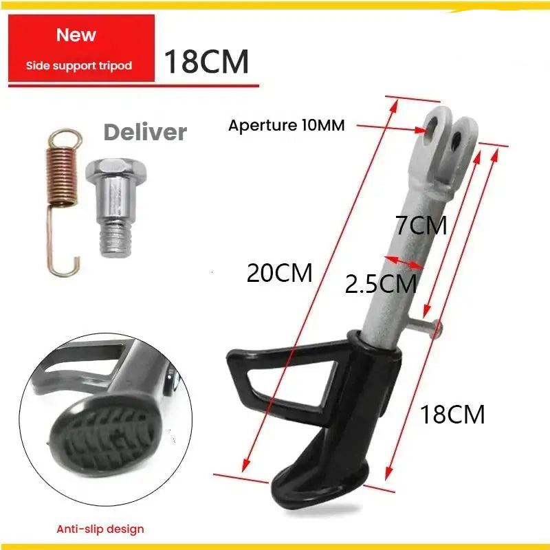 motorcycle kickstand 22cm 24cm size option