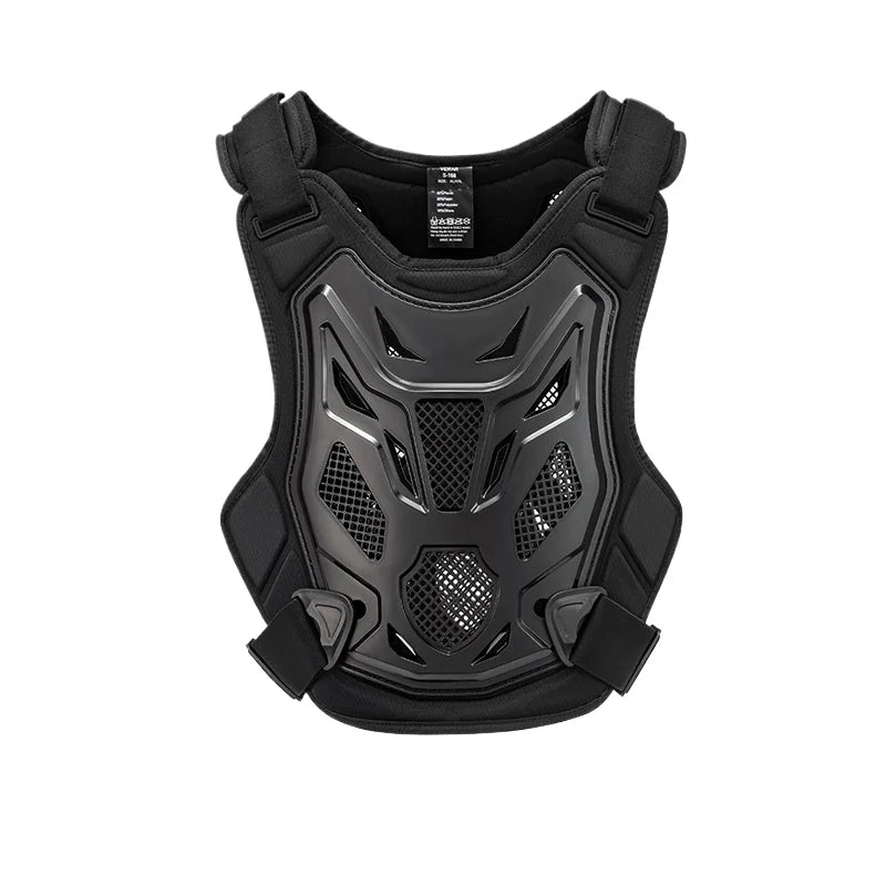motorcycle protective riding vest chest and back armor