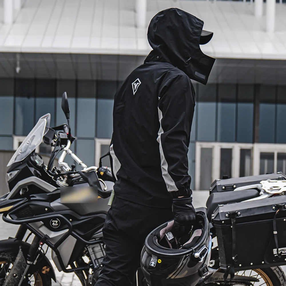 motorcycle rain suit for men and women