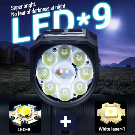 mountain and road bike LED headlight