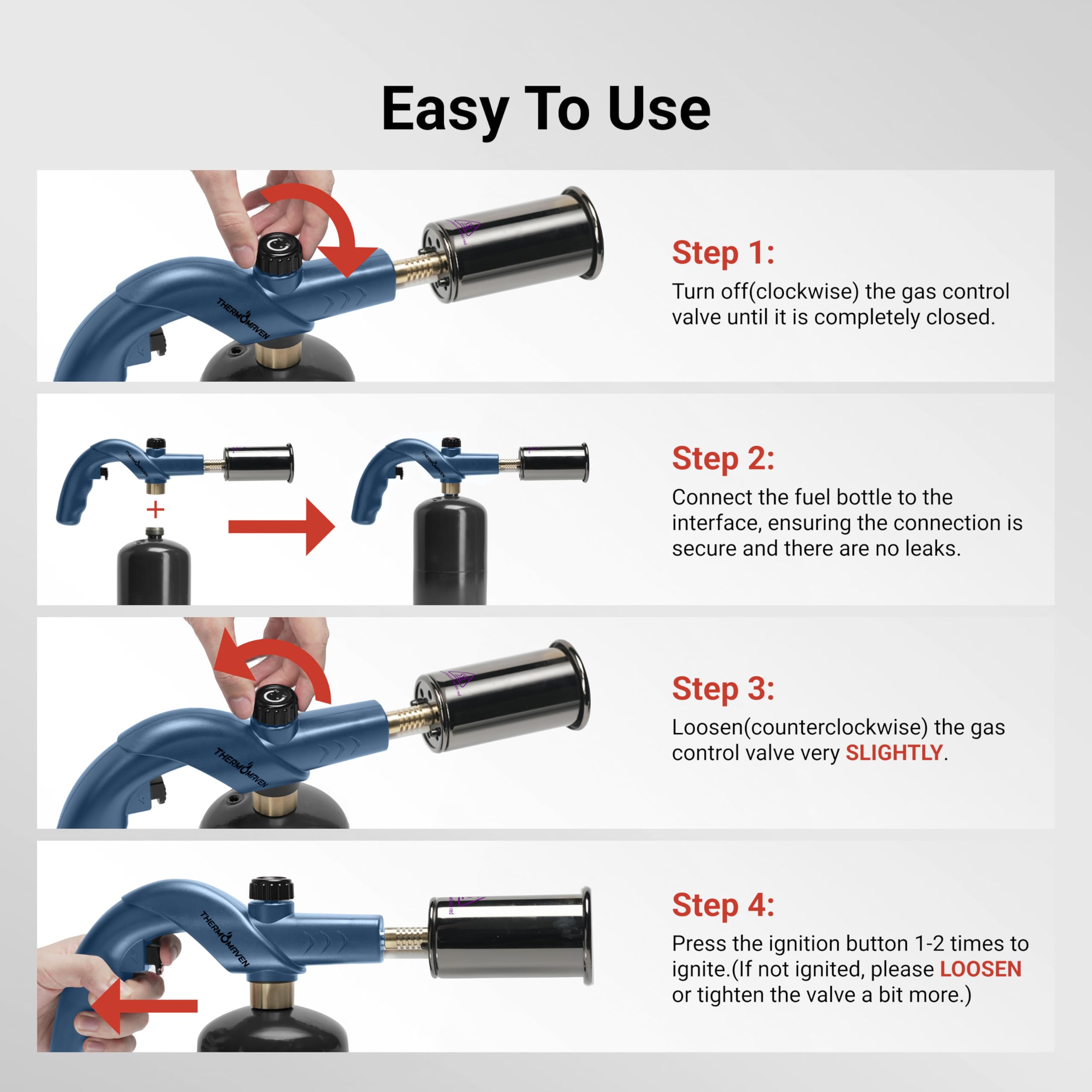 multi use flame torch tool