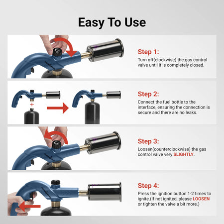 multi use flame torch tool