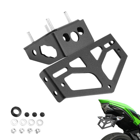   License Plate Holder for Kawasaki Ninja 650 Z650 (2017-2024) - Fender Bracket Eliminator Kit