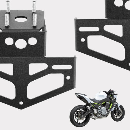   License Plate Holder for Kawasaki Ninja 650 Z650 (2017-2024) - Fender Bracket Eliminator Kit