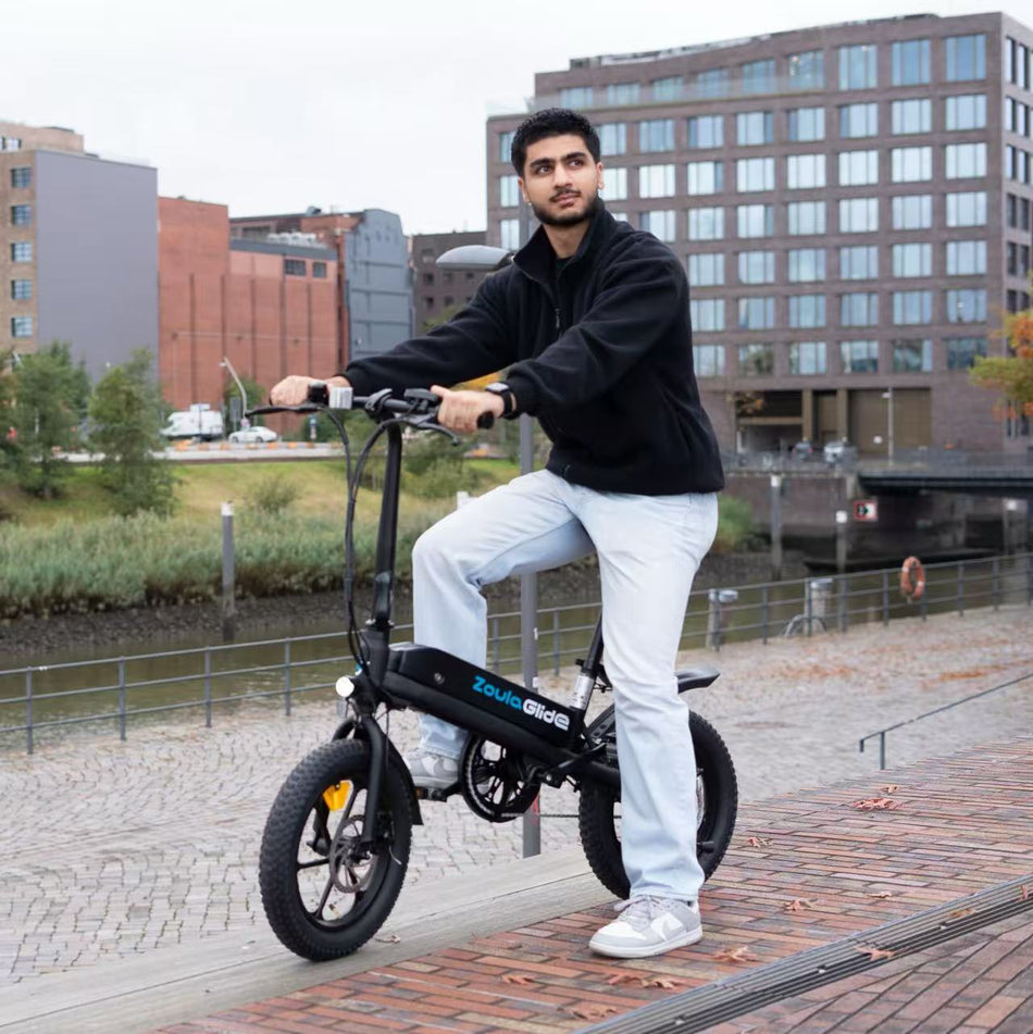   S5 16x3" Foldable Electric Bike - 350W Motor, 36V Battery, Dual Disc Brakes