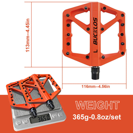   BUCKLOS Nylon Mountain Bike Pedals