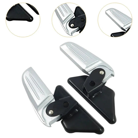   Motorcycle Rear Passenger Footrest Accessories Aluminum Alloy Replacement Pedals