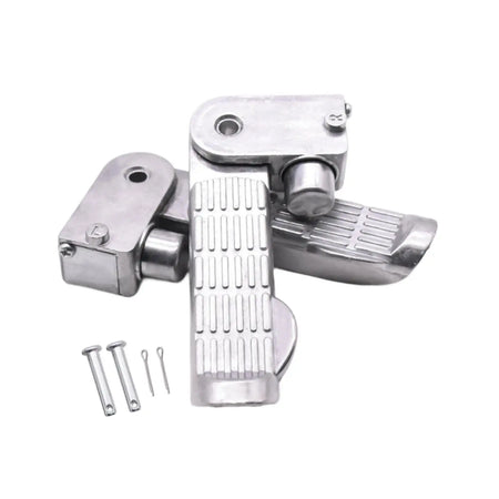   1 Pair of Motorcycle Foot Pegs Pedal Aluminum Alloy