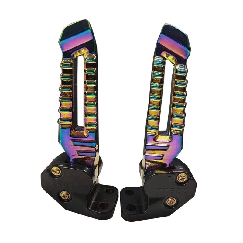   Motorbike Modification Aluminum Footrest Pedal Replacement Pegs