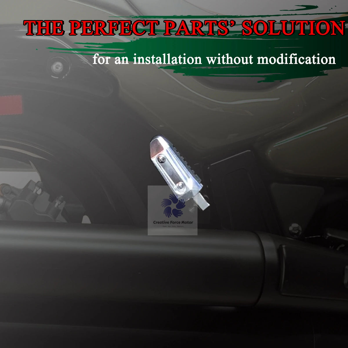   Passenger Footpeg Motorcycle Rear Footrest Anti-slip for Suzuki