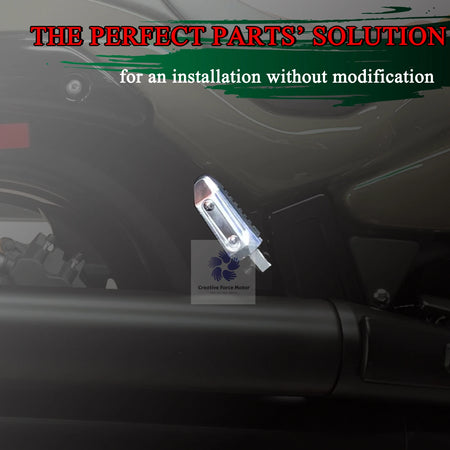   Passenger Footpeg Motorcycle Rear Footrest Anti-slip for Suzuki
