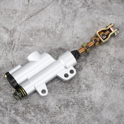 CNCMOTOK Rear Foot Brake Master Cylinder – Fits 50–125 cc Dirt Bikes, ATVs & Scooters (10 mm Banjo)