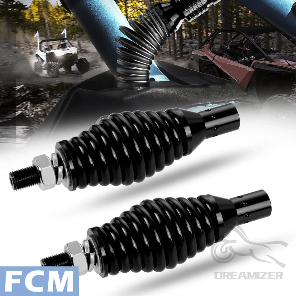 polaris rzr rgb whip light mount bracket