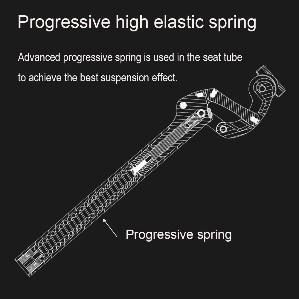   SAFORT Mountain Bicycle Seat Post Shock 27.2/30.9/31.6mm