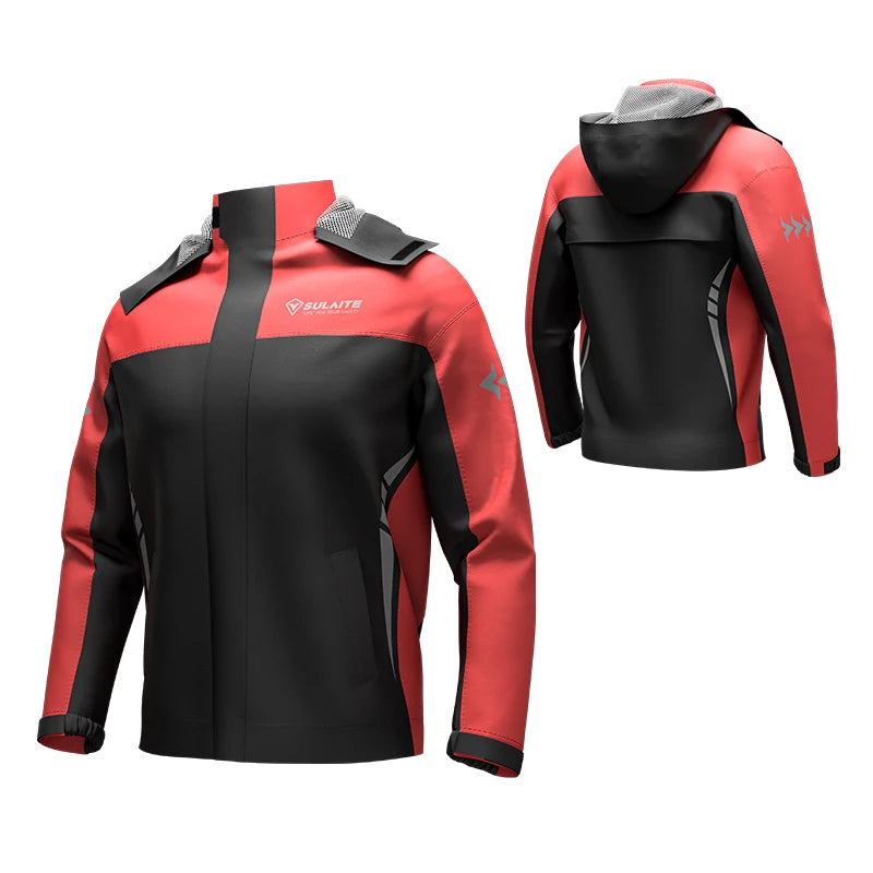 polyester motorcycle rain jacket suit