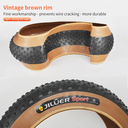 puncture resistant fat bike tire, mountain road bicycle fat tire