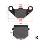 18-Type Hydraulic Brake Pads Set for Chinese Gas Bikes, Dirt Bikes, Taotao, Razor, T-Pro, Viper, Honda, Surron, Tektro, TRP & More K