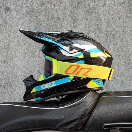 racing helmet with graphic design