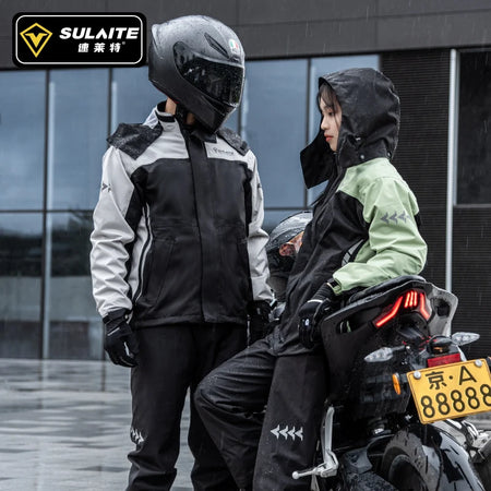   SULAITE Motorcycle Raincoat Suit for Men