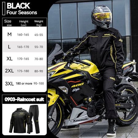   SULAITE Motorcycle Raincoat Suit for Men