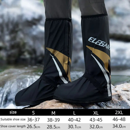   Motorcycle Shoe Covers - Waterproof Rain Footwear