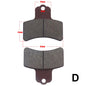 18-Type Hydraulic Brake Pads Set for Chinese Gas Bikes, Dirt Bikes, Taotao, Razor, T-Pro, Viper, Honda, Surron, Tektro, TRP & More D