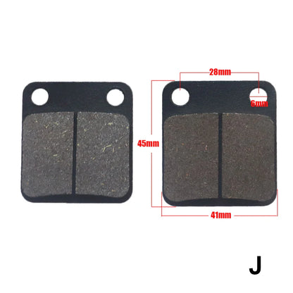 18-Type Hydraulic Brake Pads Set for Chinese Gas Bikes, Dirt Bikes, Taotao, Razor, T-Pro, Viper, Honda, Surron, Tektro, TRP & More J