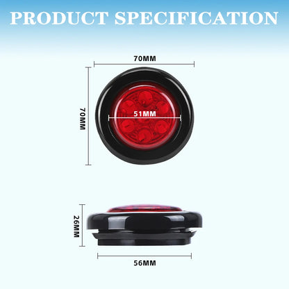 round LED light