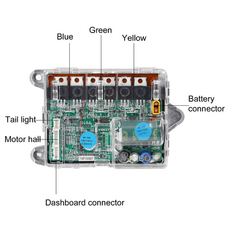 scooter controller with Bluetooth digital display