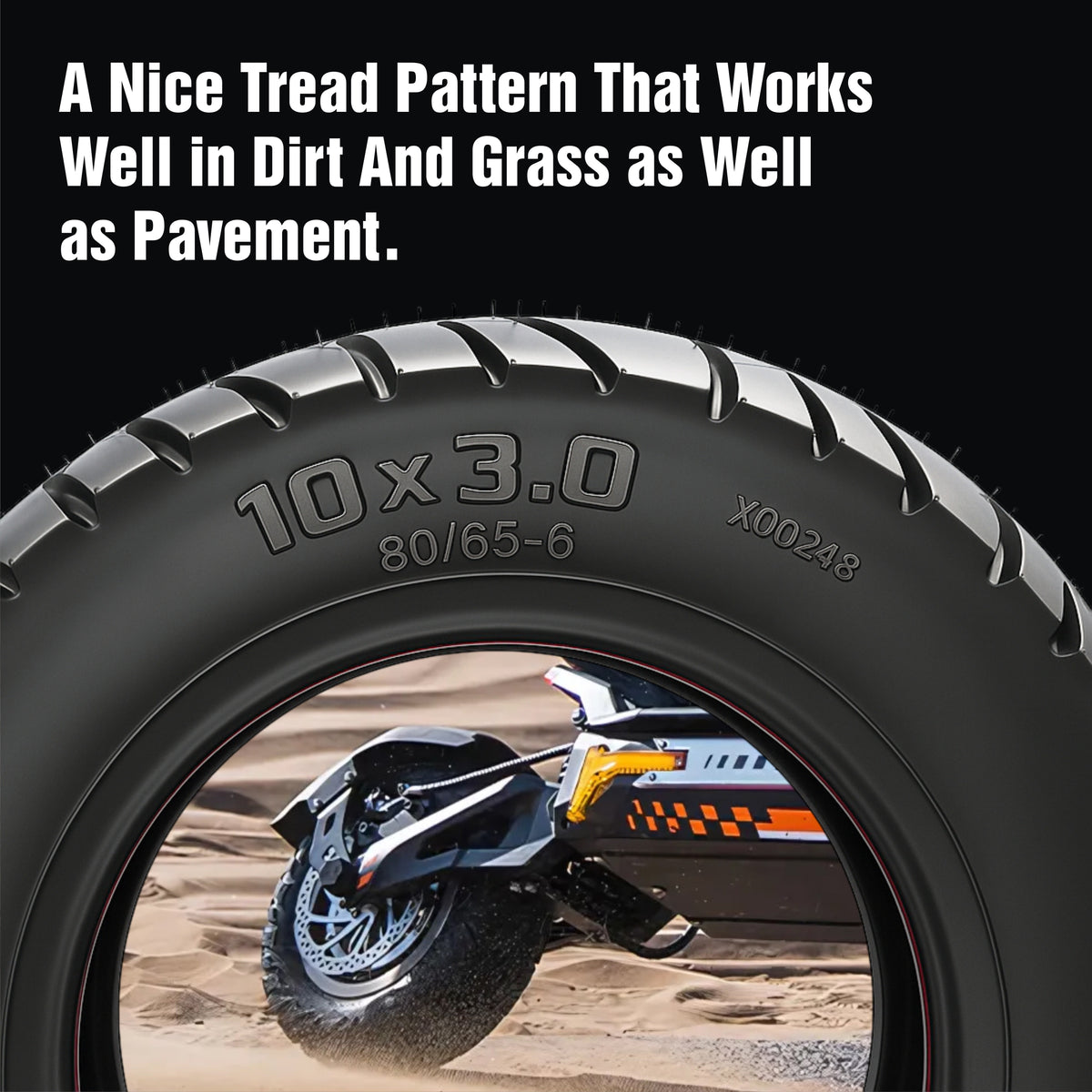smooth ride high grip scooter tire replacement 10x3