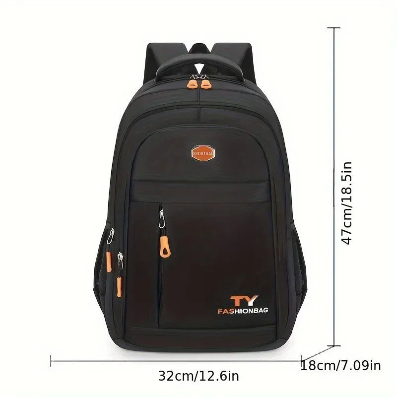 spacious backpack with interior slot pocket