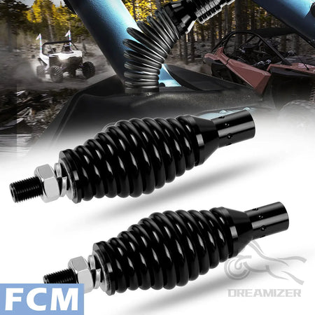   UTV ATV RGB LED Whip Lights Spring Mounting Bracket Base Mounts for Polaris RZR