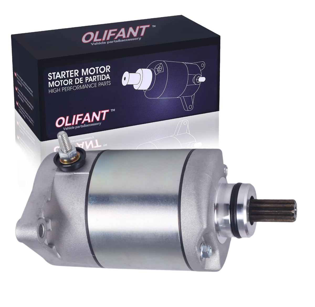   Starter for Suzuki Eiger 400 & KingQuad 400 (2002-2008) - Durable Automotive Replacement