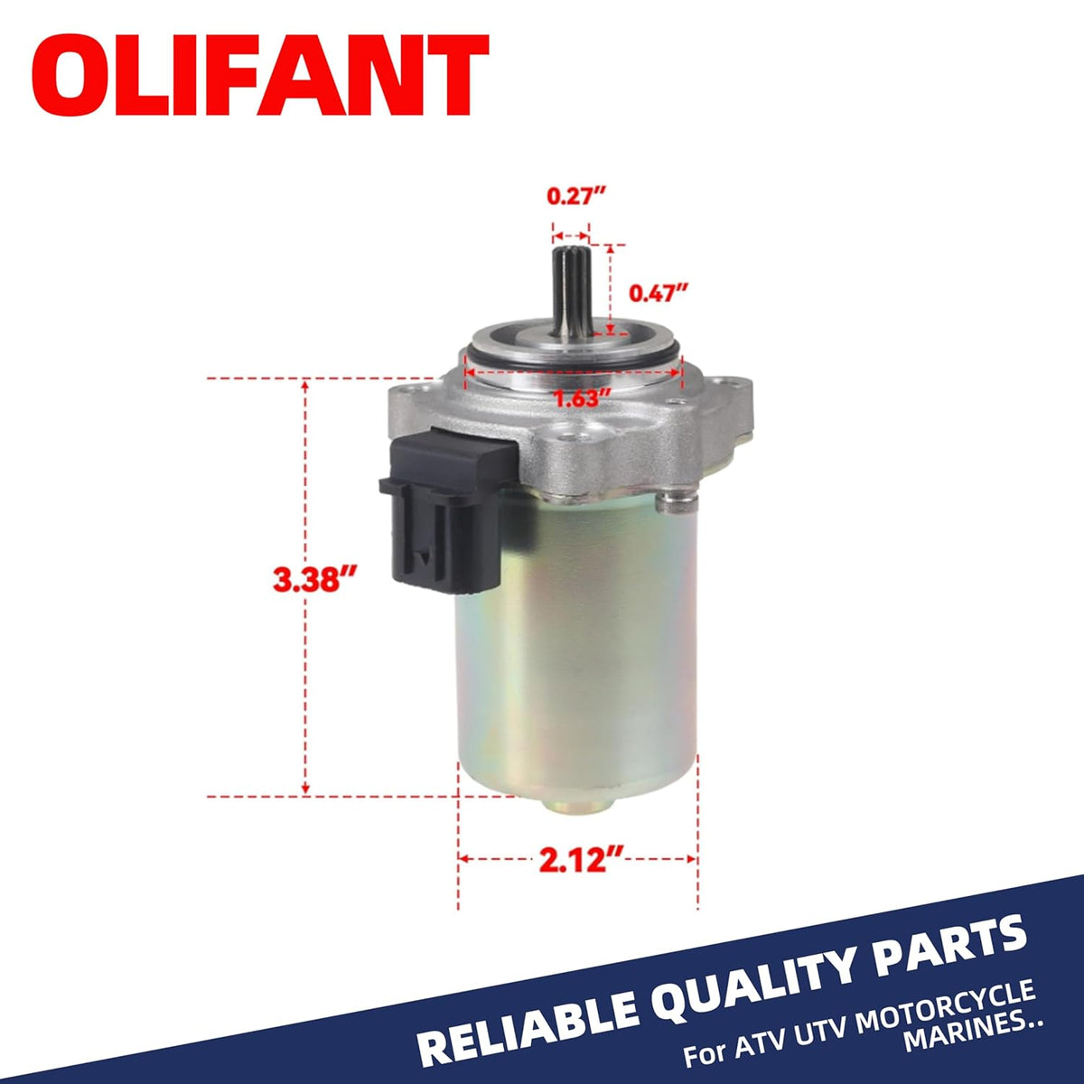   OLIFANT Power Shift Control Motor for Honda Rancher & Pioneer Models